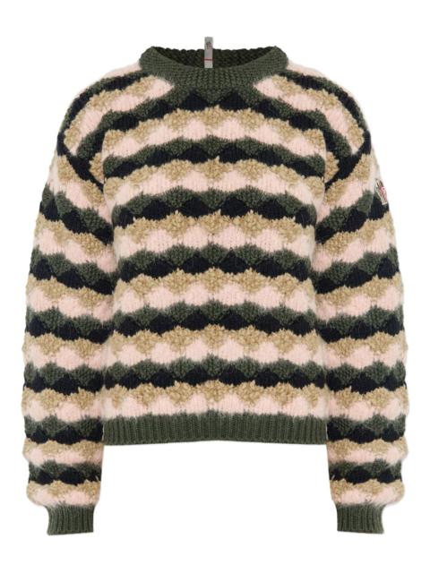 Moncler Grenoble striped-pattern sweater