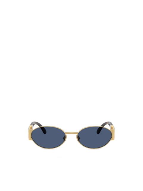 VERSACE medusa oval-frame sunglasses