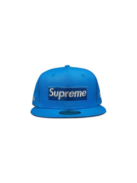 Supreme Supreme $1M Metallic Box Logo New Era 'Light Blue'
