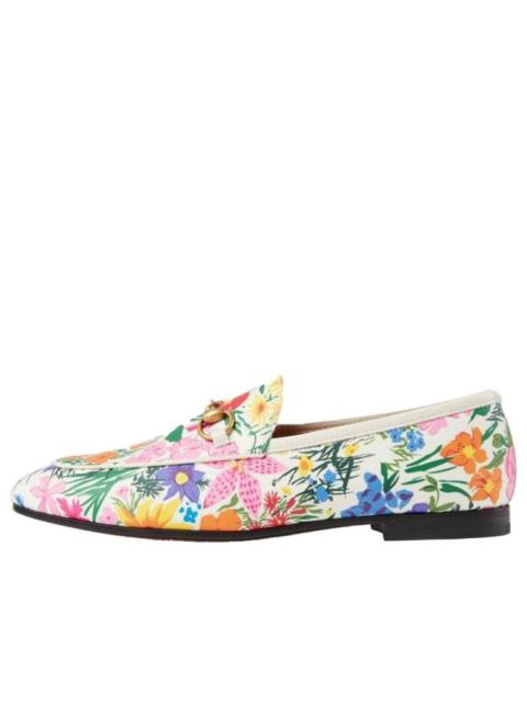 GUCCI (WMNS) Gucci Leather Floral Print Loafers 'Multicolor' 647611-2L350-9270