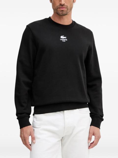 LACOSTE logo print sweater