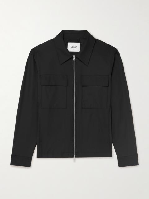 NN07 Alban 1088 Recycled Grain de Poudre Overshirt