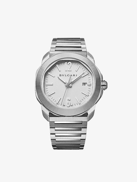 RE00018 Octo Roma stainless-steel automatic watch