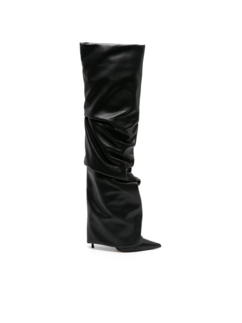 ALEXANDRE VAUTHIER 105mm thigh-high leather boots