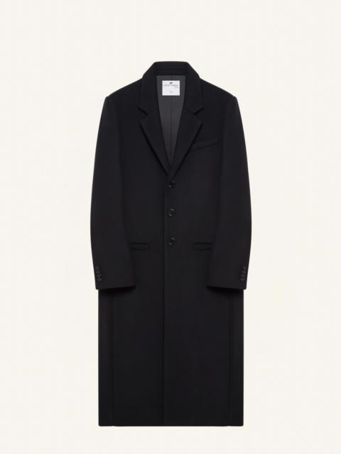 courrèges ZIPPED SLEEVES WOOL TAILORED COAT