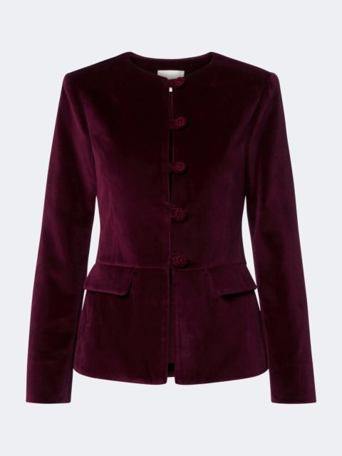 POSSE Maria cotton velvet jacket