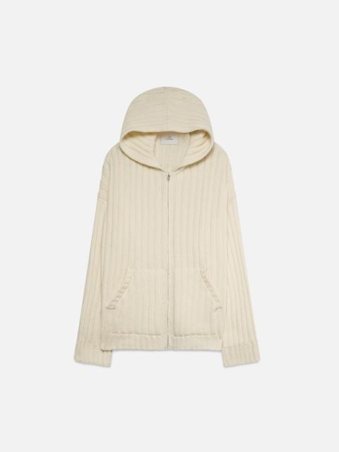 The Elder Statesman AIRSPUN RIB HOODIE