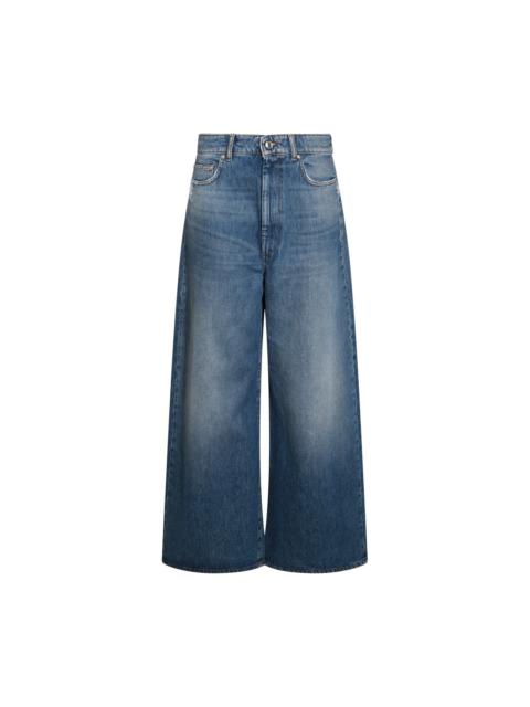 Sportmax blue cotton denim jeans