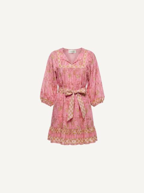 Cleobella MAGDALENA MINI DRESS | WILDFLOWER PRISM PINK