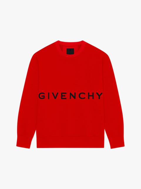 Givenchy GIVENCHY 4G SLIM FIT SWEATSHIRT IN FLEECE