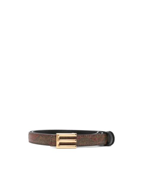 Etro paisley-pattern belt