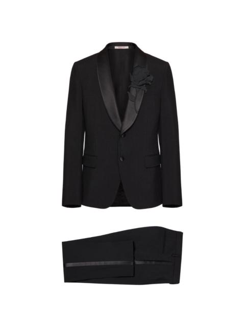 Valentino flower-patch dinner suit