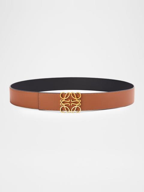 Loewe Men & apos;s Reversible Anagram Leather Belt