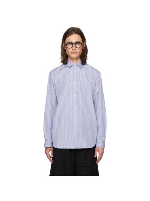 Comme des Garçons SHIRT Blue Striped Shirt