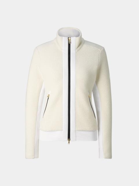 BOGNER Fjella Mid-Layer Terry Jacket in Off-White