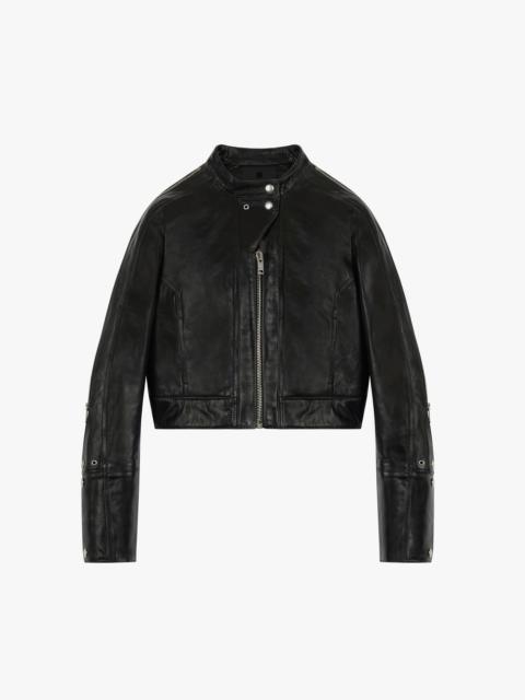 Givenchy GIVENCHY BIKER JACKET IN LEATHER