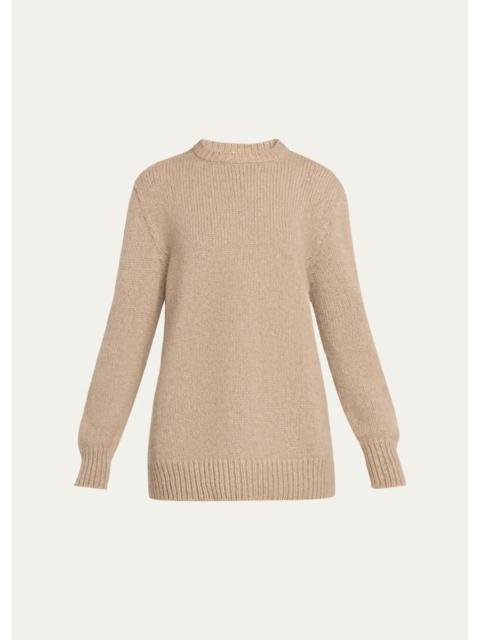 The Row Torin Cashmere Crewneck Sweater