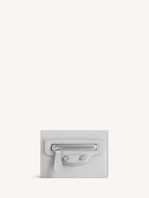 BALENCIAGA Women's Le City Mini Wallet in Light Grey