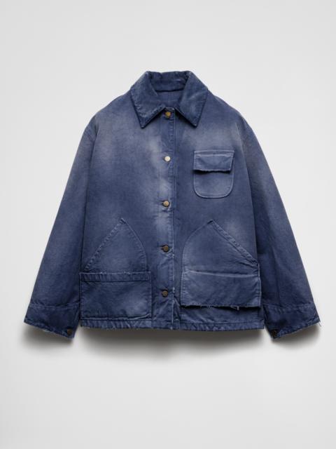 Prada Canvas trucker jacket