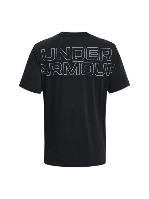 Under Armour Under Armour Outline Heavyweight T-shirt 'Black' 1379109-001