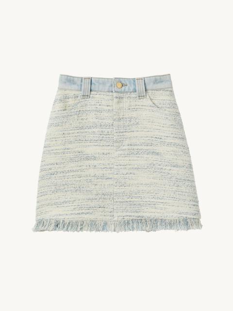 Sandro Short tweed skirt