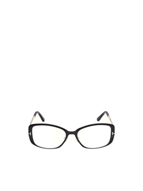 TOM FORD geometric metal glasses