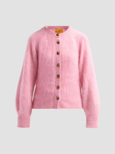 GUEST IN RESIDENCE Women's Grizzly Sculpted Cashmere Cardigan - Sprinkle