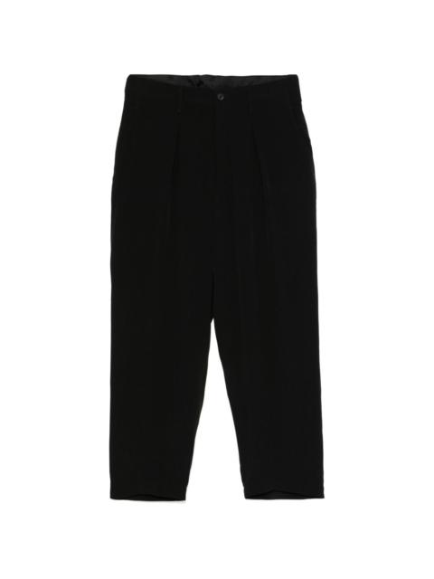 Yohji Yamamoto adjustable tapered trousers