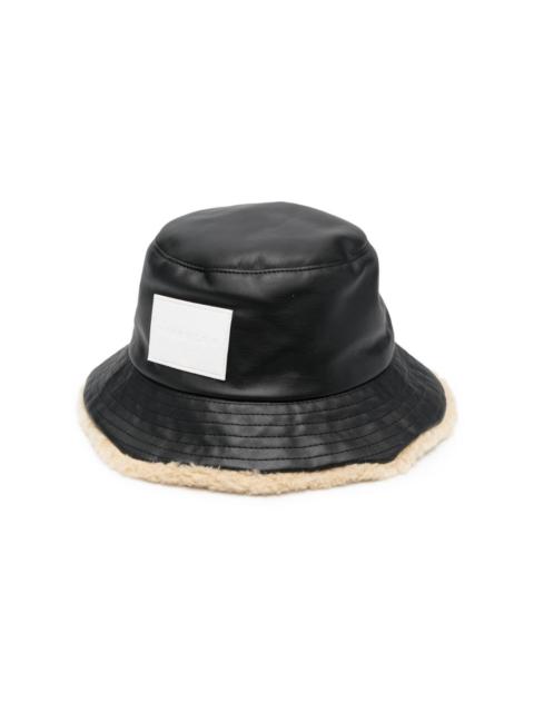 MM6 Maison Margiela logo-patch bucket hat