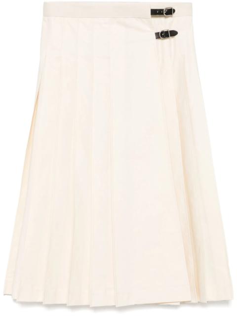 DURAZZI MILANO Pleated Midi Skirt