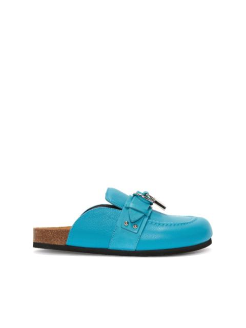 JW Anderson Padlock leather loafers