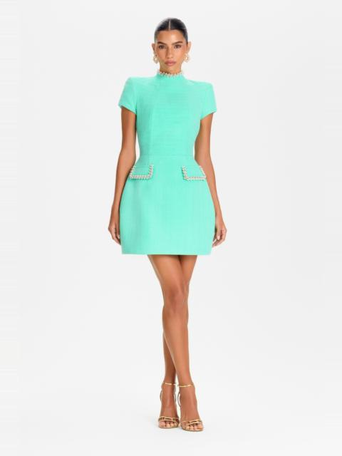 NADINE MERABI Simone Mint Dress