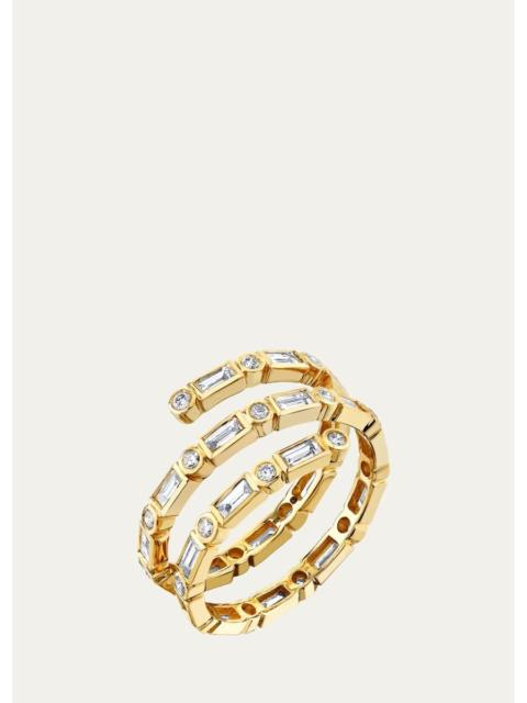 SYDNEY EVAN 14K Yellow Gold & 1.39 TCW Diamond Coil Ring