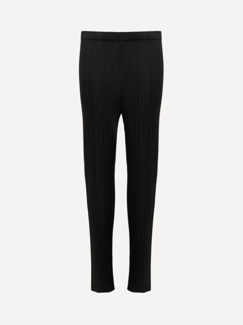 BASICS Pleated Cropped Trousers