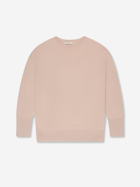 SLOWEAR Oversized cotton and silk jumper