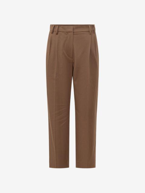 Brunello Cucinelli pleated tapered trousers