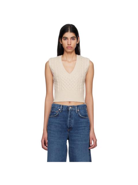 rag & bone Off-White Elizabeth Vest