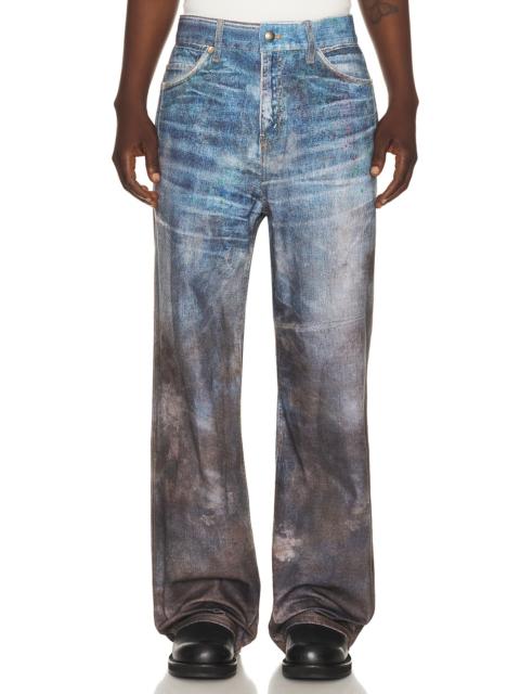 Andersson Bell Unisex Festival Mud Printed Jeans