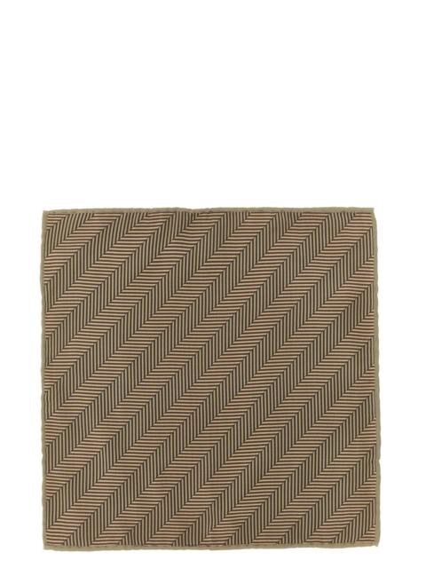 Brunello Cucinelli Chevron Pocket Clutch