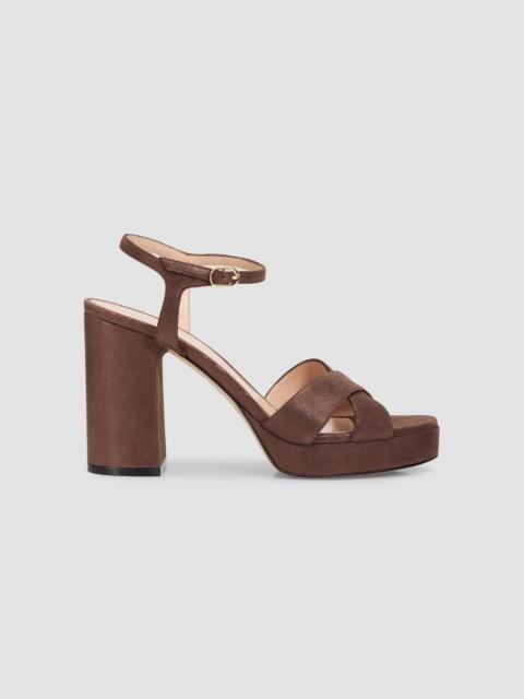 Stuart Weitzman Women's Dayna 110MM Platform Sandals - Brown
