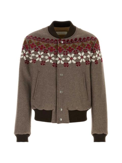 Dries Van Noten Dries Van Noten Valtor Fair Isle Bomber Jacket