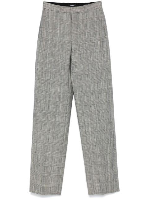 WARDROBE.NYC Prince of Wales-pattern straight trousers