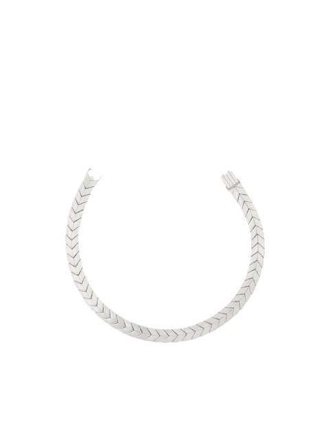 BEVZA flat spikelet choker