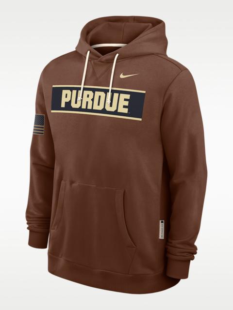 Nike Purdue 2026 Military Appreciation Men's Nike Dri-FIT College Long-Sleeve Hooded Top