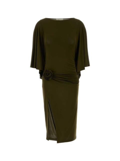 Blumarine Blumarine Shiny Dress — Green
