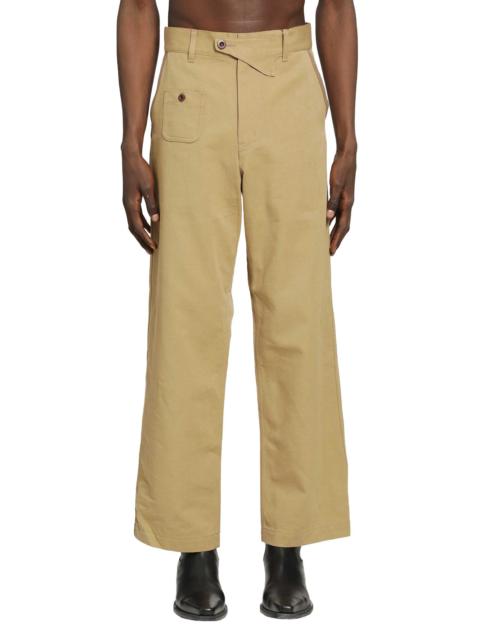 Junya Watanabe MAN Cotton Wool Flared Trousers