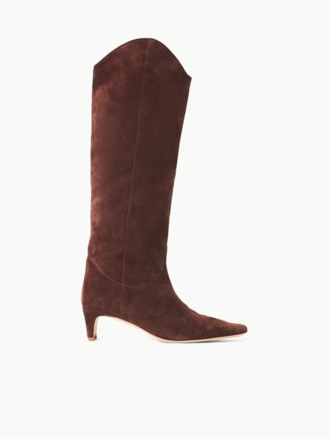 STAUD WESTERN WALLY BOOT MAHOGANY