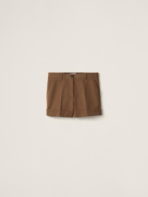 Miu Miu Gabardine Bermudas