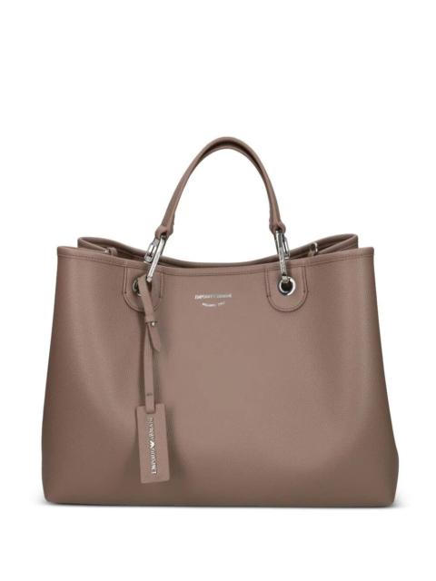 EMPORIO ARMANI Introducing the MY EA Medium Shopping Simil Deer, a luxurious bag from the esteemed brand Emporio Ar