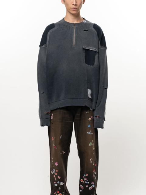 Maison MIHARAYASUHIRO Sun Faded Like Knit Sweater